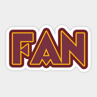 DC LYFE Washington Football SUPER FAN!!! Sticker